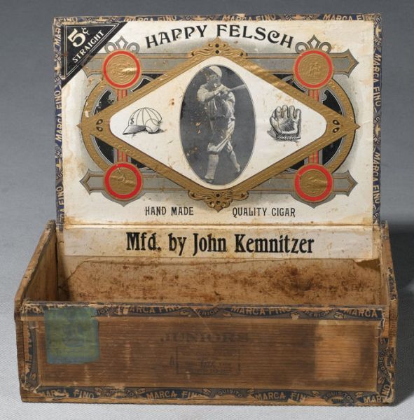 1917 Kemnitzer Cigar Box Happy Felsch